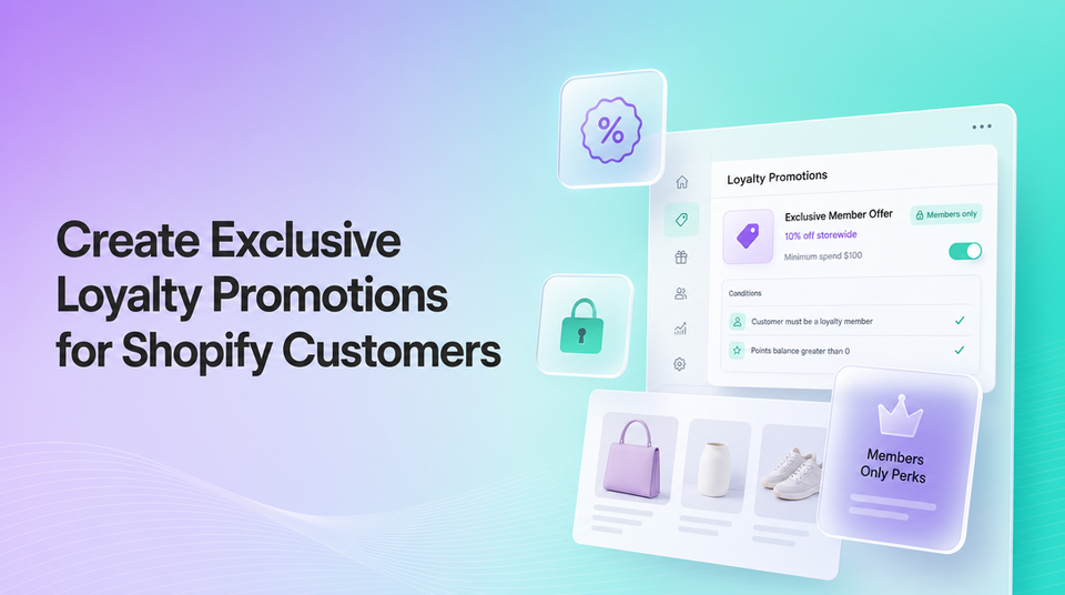 How to Create Exclusive Loyalty Promotions for Shopify Customers article illustration