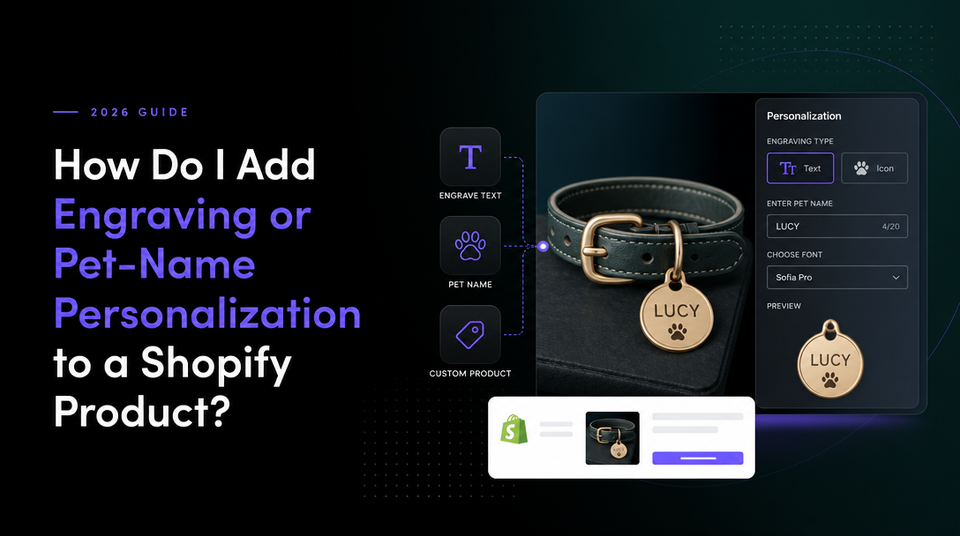How Do I Add Engraving or Pet-Name Personalization to a Shopify Product