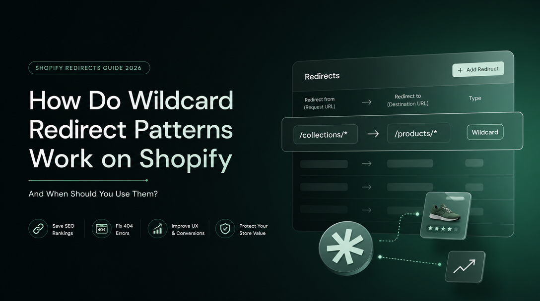 How Do Wildcard Redirect Patterns Work on Shopify and When Should You Use Them? image