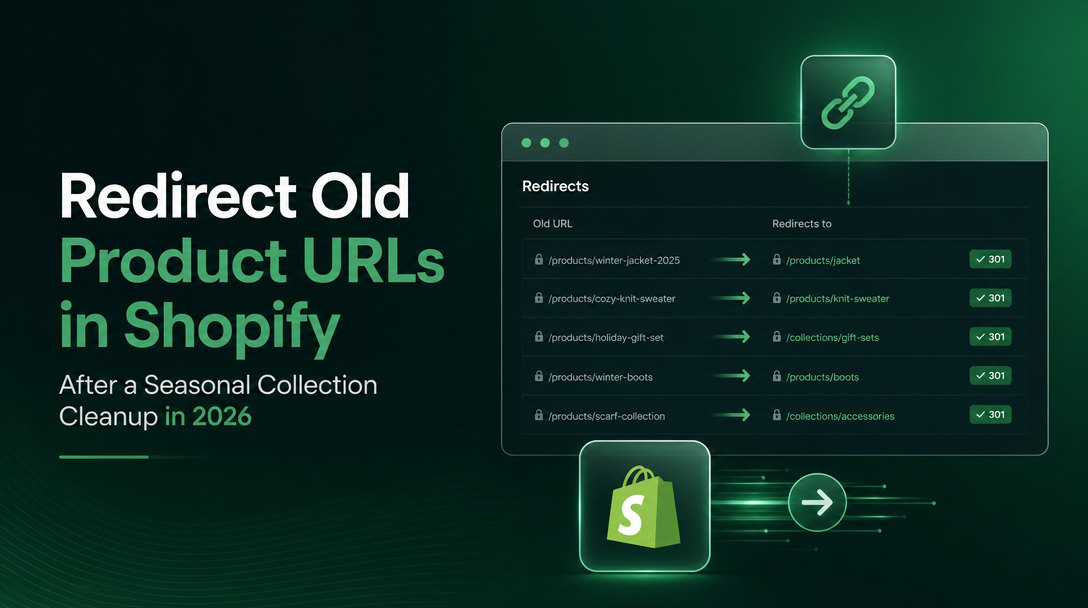 How to Redirect Old Product URLs in Shopify After a Seasonal Collection Cleanup image
