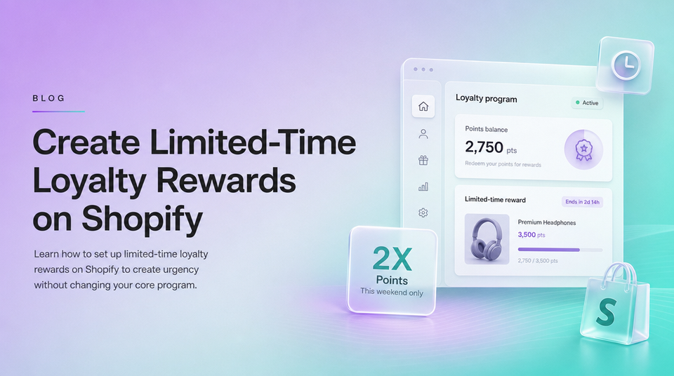 How to Create Limited-Time Loyalty Rewards on Shopify article illustration