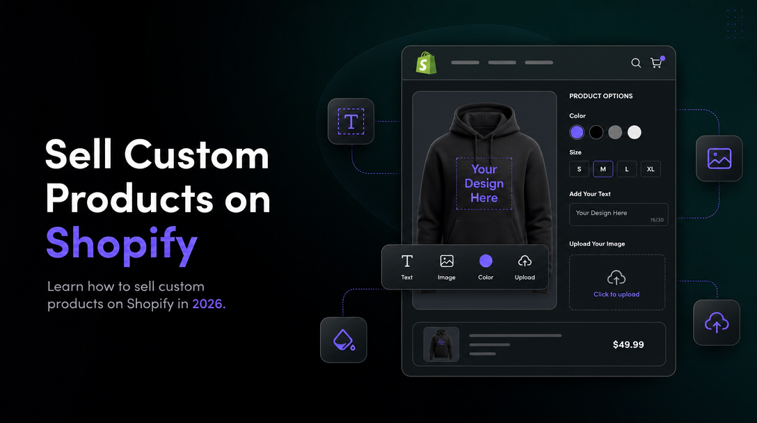 How to Sell Custom Products on Shopify (2026 Guide) – Shop Circle