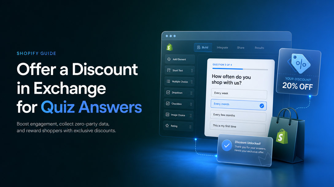 How to Offer a Discount in Exchange for Quiz Answers image