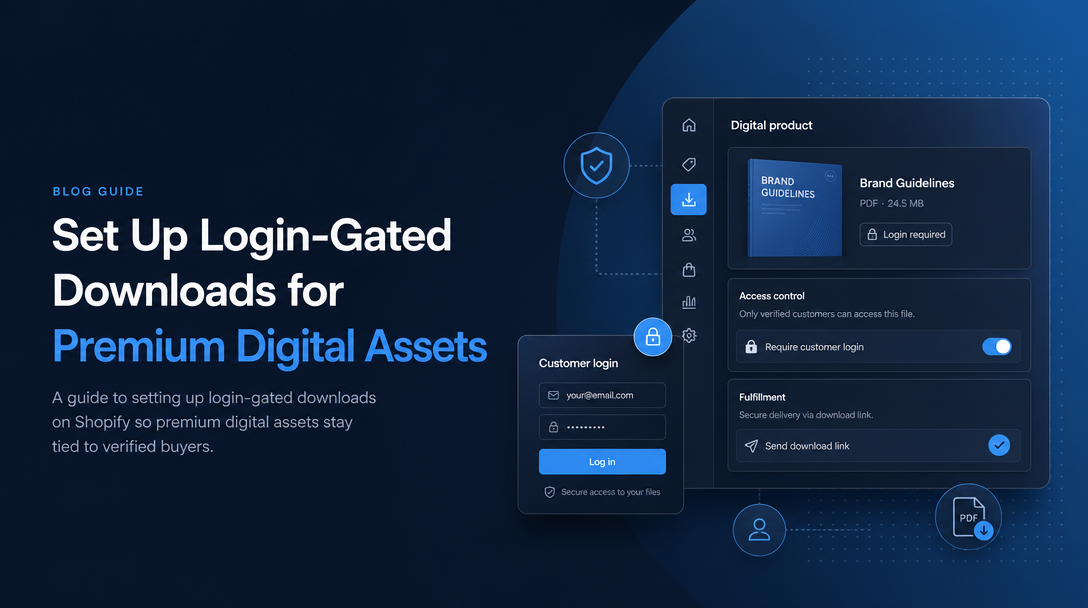 How to Set Up Login-Gated Downloads for Premium Digital Assets image