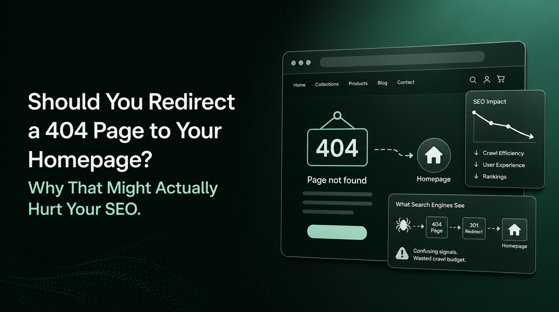 Should You Redirect a 404 Page to Your Homepage? Why That Might Actually Hurt Your SEO image