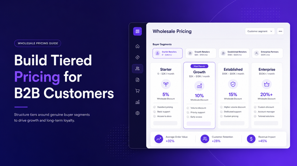 How to Build Tiered Pricing for B2B Customers article illustration