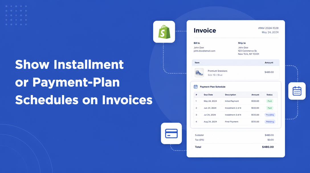How to Show Installment or Payment-Plan Schedules on Invoices image