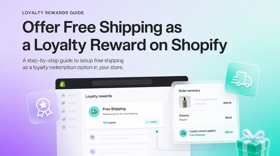 How to Offer Free Shipping as a Loyalty Reward on Shopify article illustration