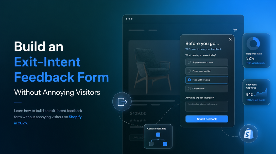 How to Build an Exit-Intent Feedback Form Without Annoying Visitors image
