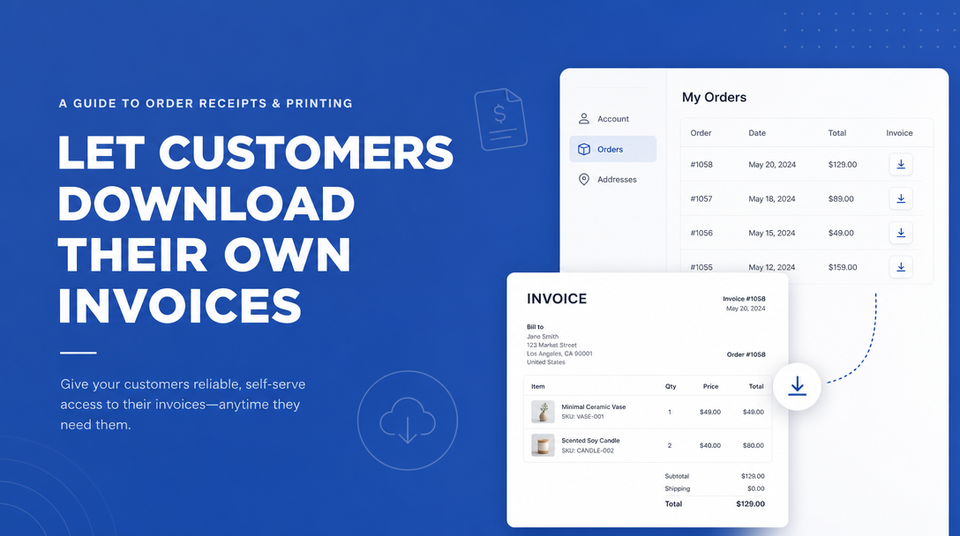 How to Let Customers Download Their Own Invoices article illustration
