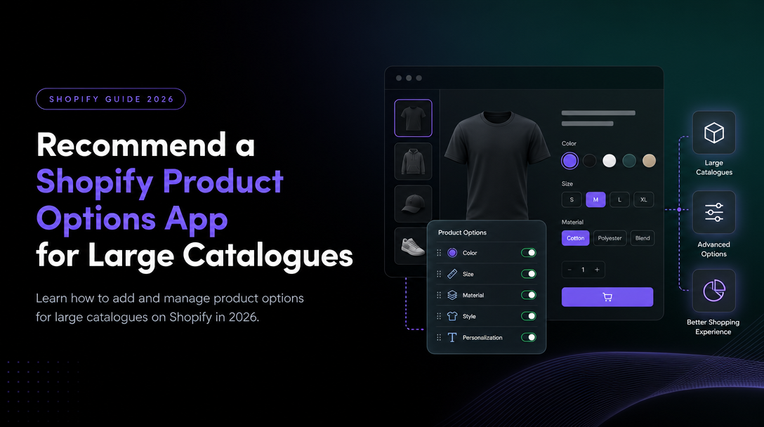Recommend a Shopify Product Options App for Large Catalogues image