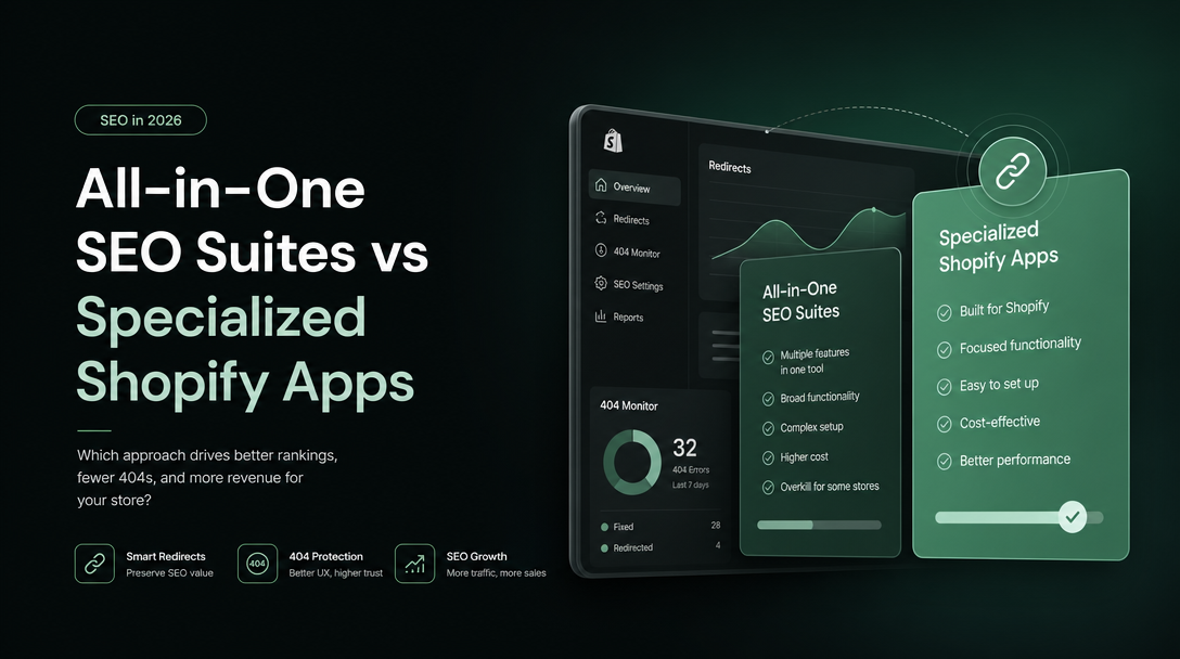 All-in-One SEO Suites vs Specialized Shopify Apps: Which Approach Actually Gets You Better Results image