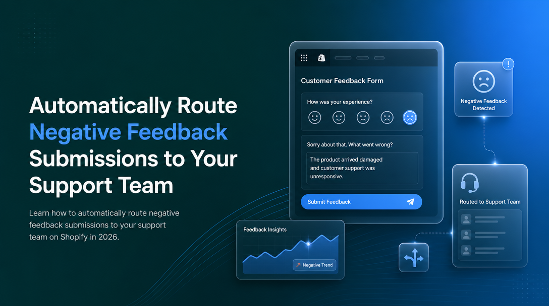 How to Automatically Route Negative Feedback Submissions to Your Support Team image
