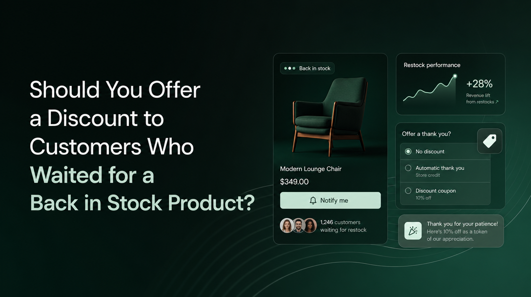 Should You Offer a Discount to Customers Who Waited for a Back in Stock Product? image