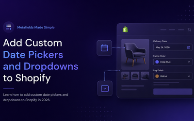 How to Add Custom Date Pickers and Dropdowns to Shopify article illustration