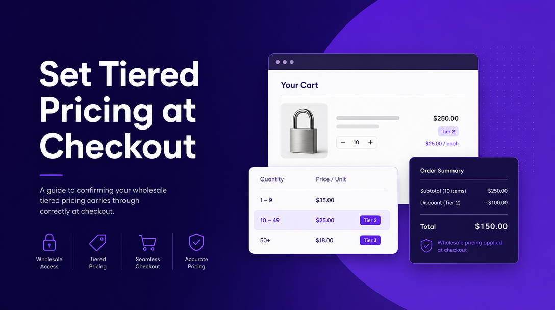How to Set Tiered Pricing at Checkout on Shopify image