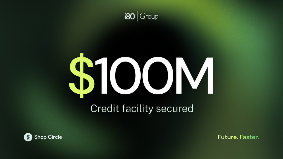 Shop Circle Expands Partnership with i80 Group, Secures $100M Credit Facility to Accelerate AI-powered Enterprise Software Acquisitions