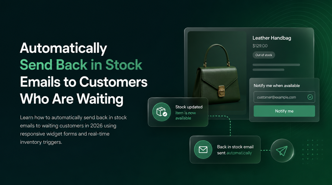 How to Automatically Send Back in Stock Emails to Customers Who Are Waiting image