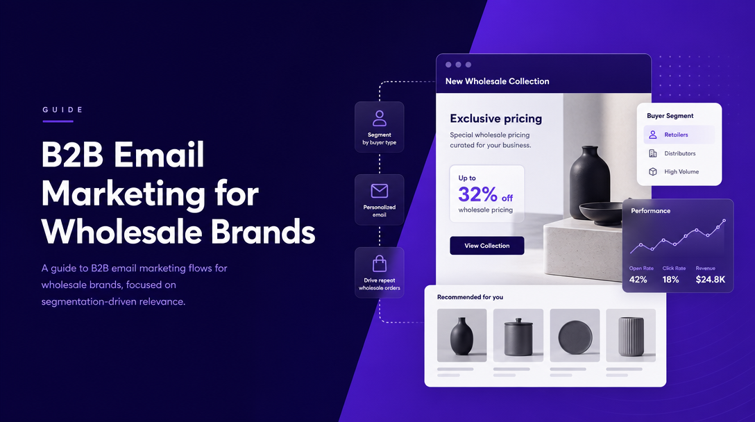 B2B Email Marketing for Wholesale Brands: The Flows That Convert image