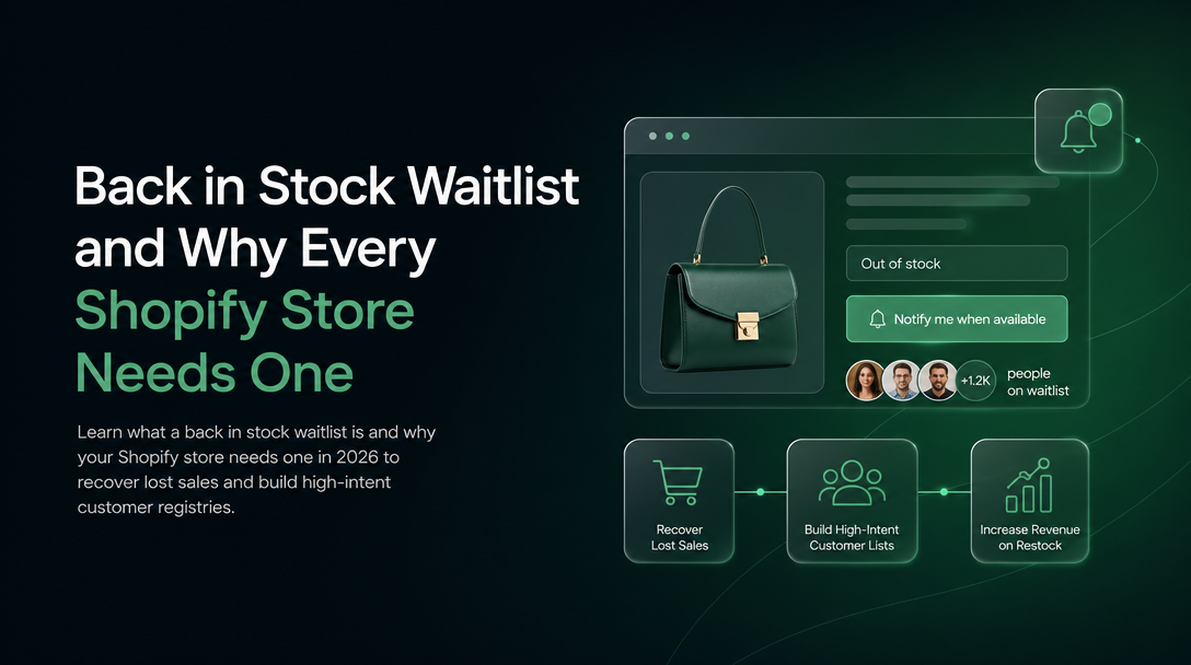 What Is a Back in Stock Waitlist and Why Every Shopify Store Needs One image