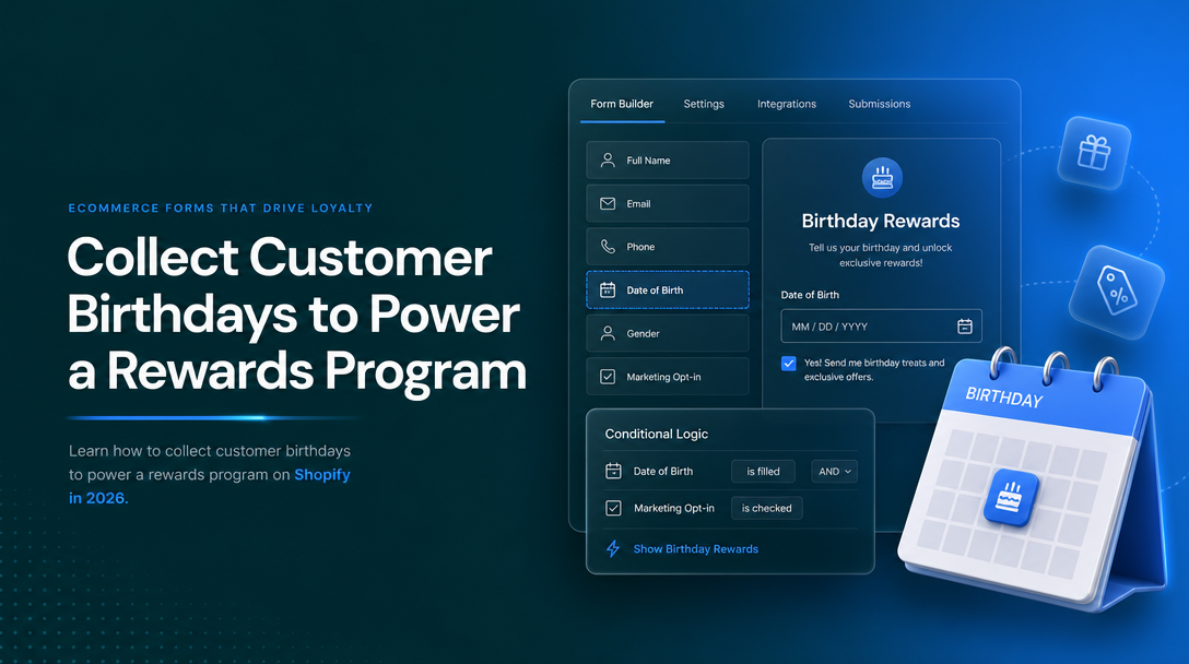 How to Collect Customer Birthdays to Power a Rewards Program image