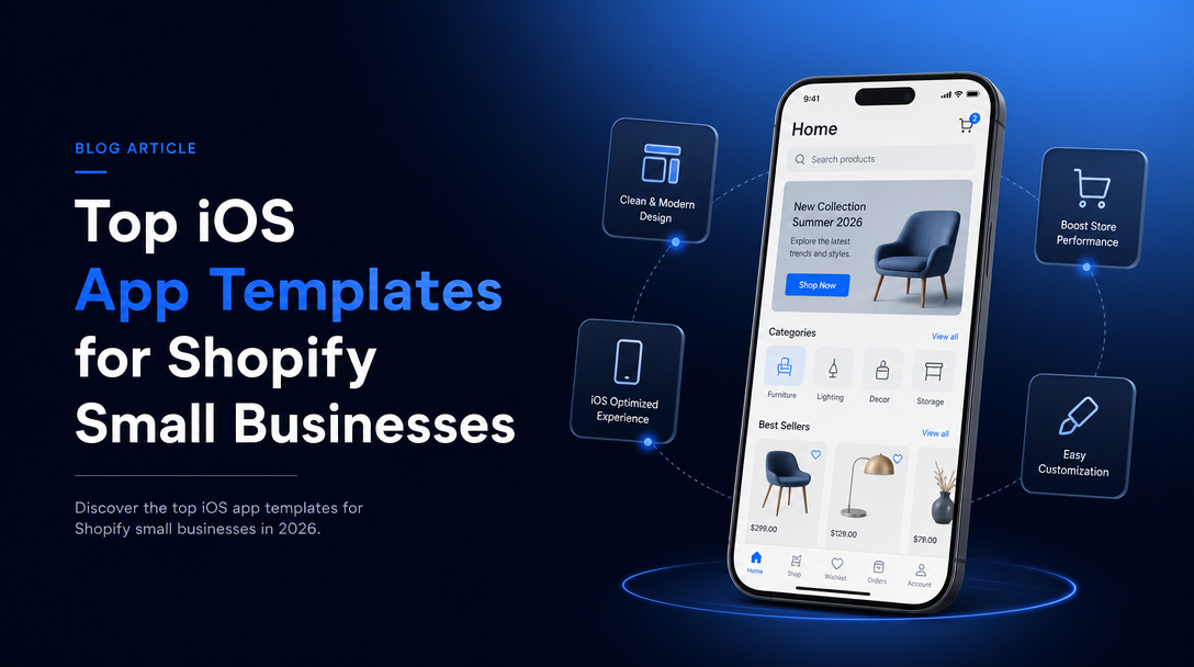 Top iOS App Templates for Shopify Small Businesses image