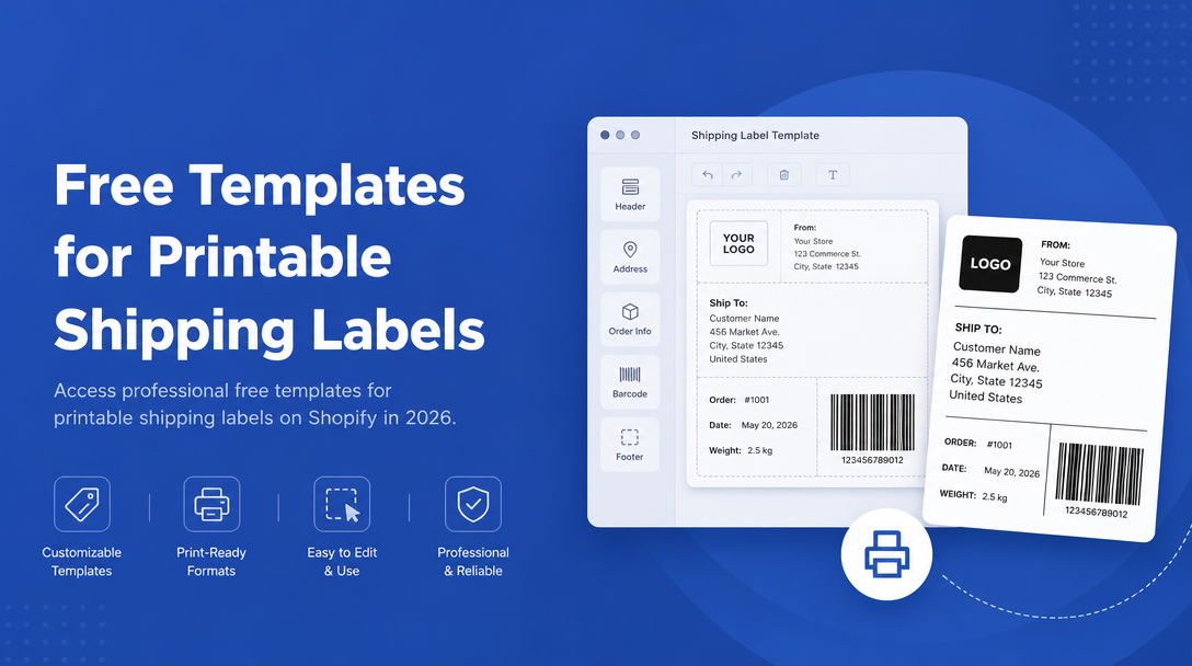 Free Templates for Printable Shipping Labels image