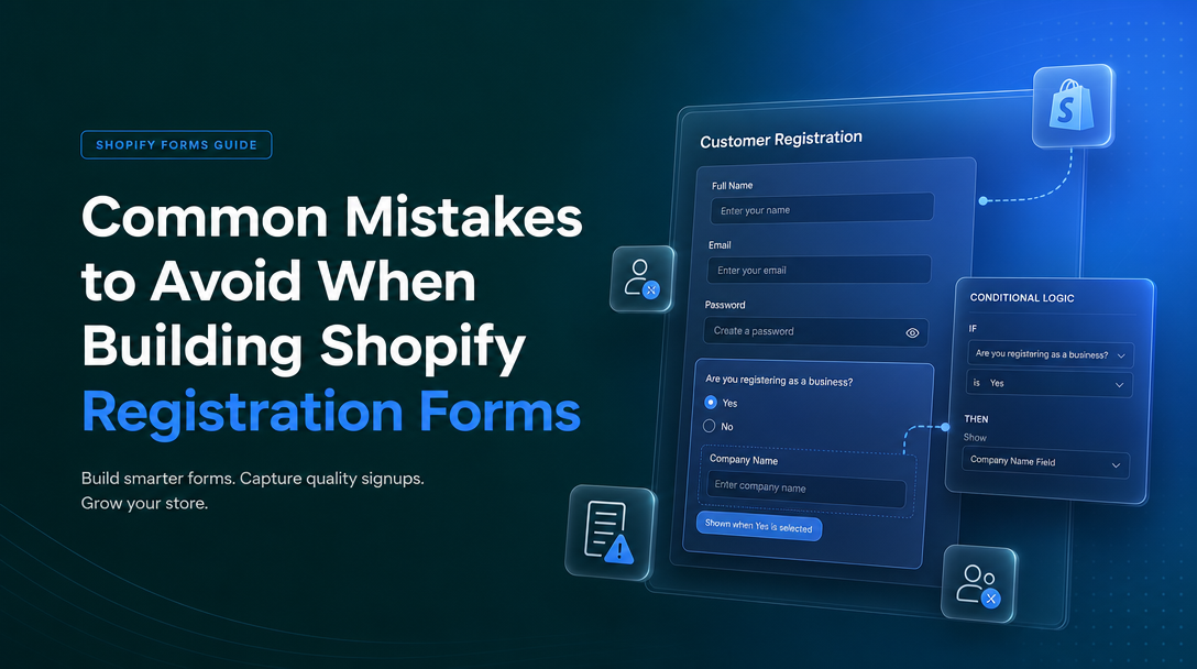 Common Mistakes to Avoid When Building Shopify Registration Forms image