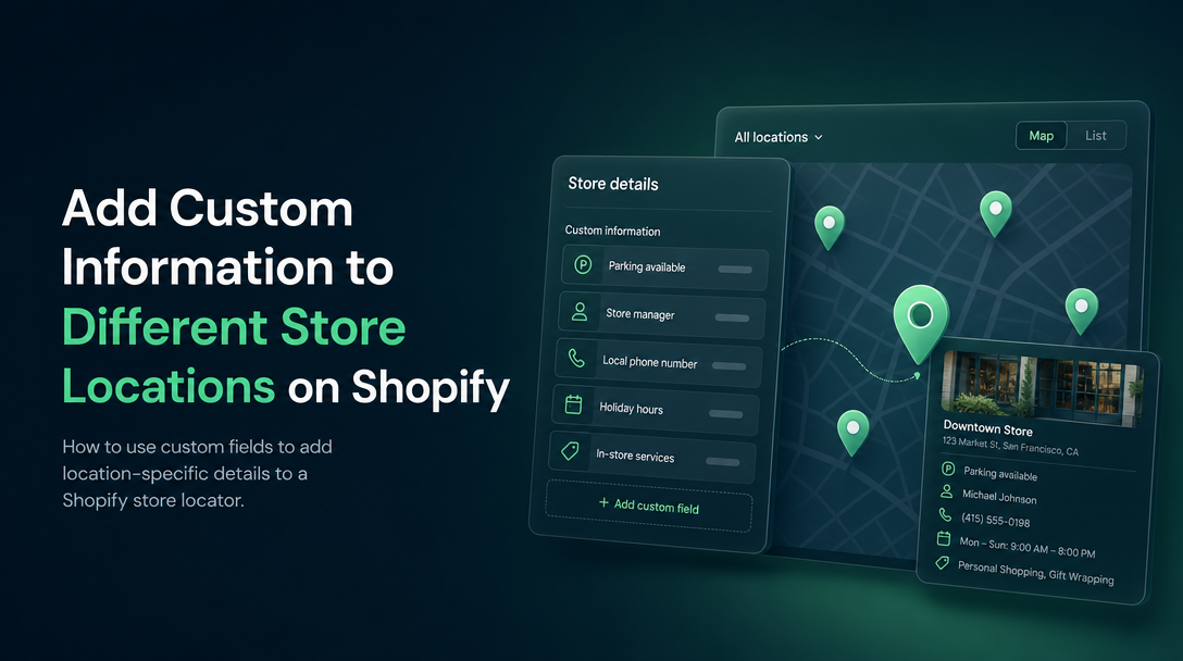 How to Add Custom Information to Different Store Locations on Shopify image