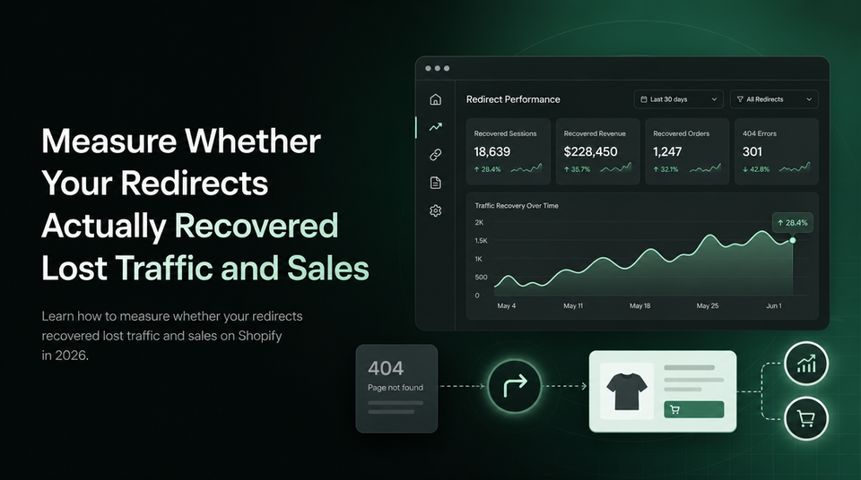 How to Measure Whether Your Redirects Actually Recovered Lost Traffic and Sales article illustration