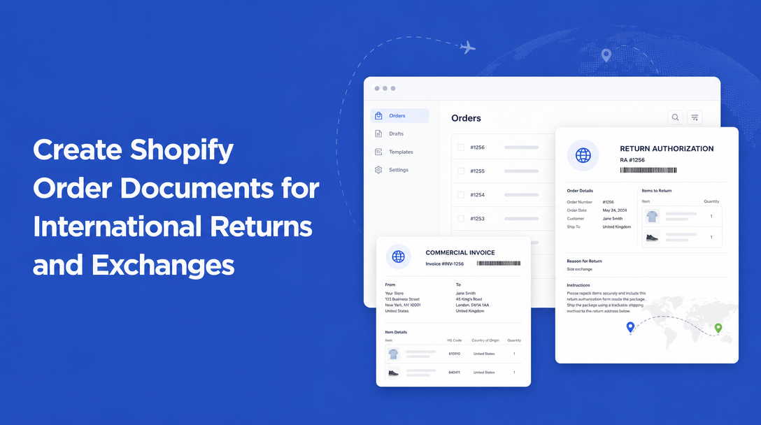How to Create Shopify Order Documents for International Returns and Exchanges image