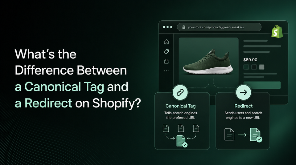What's the Difference Between a Canonical Tag and a Redirect on Shopify?