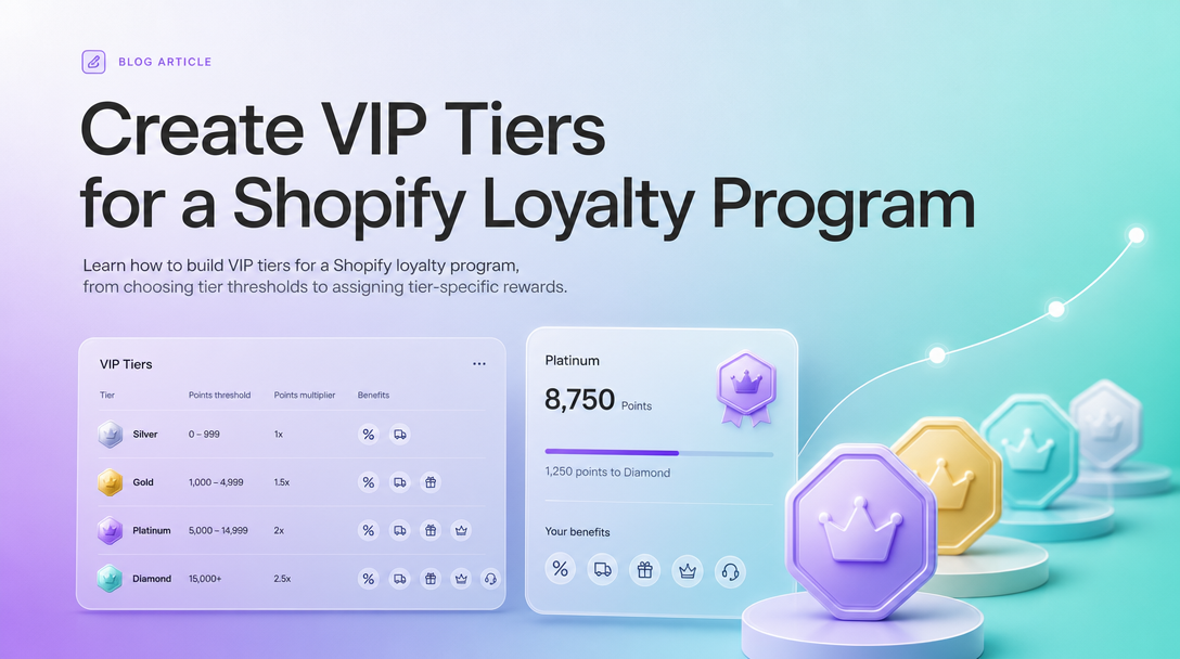 How to Create VIP Tiers for a Shopify Loyalty Program image