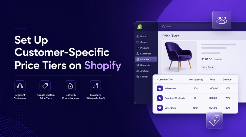 How to Set Up Customer-Specific Price Tiers on Shopify article illustration