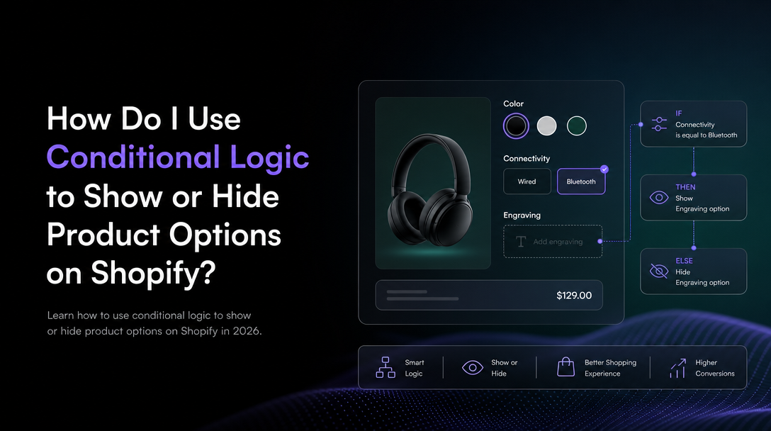 How do I Use Conditional Logic to Show or Hide Product Options on Shopify? image