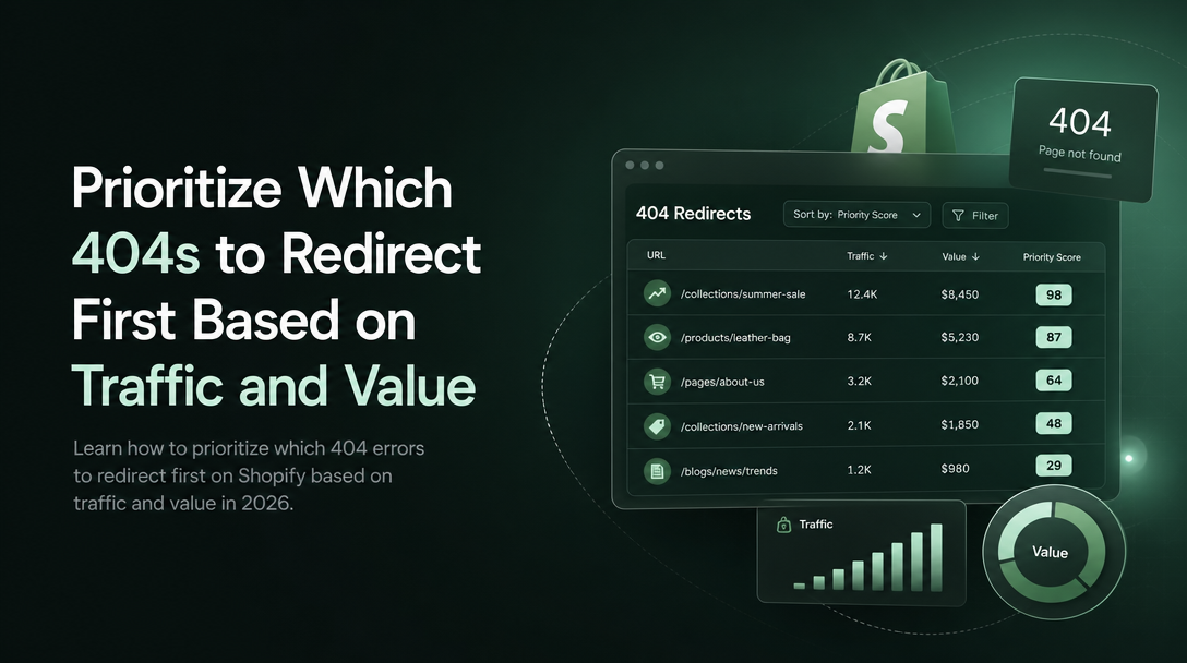 How to Prioritize Which 404s to Redirect First Based on Traffic and Value image