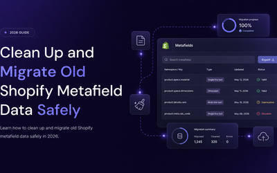 How to Clean Up and Migrate Old Shopify Metafield Data Safely article illustration