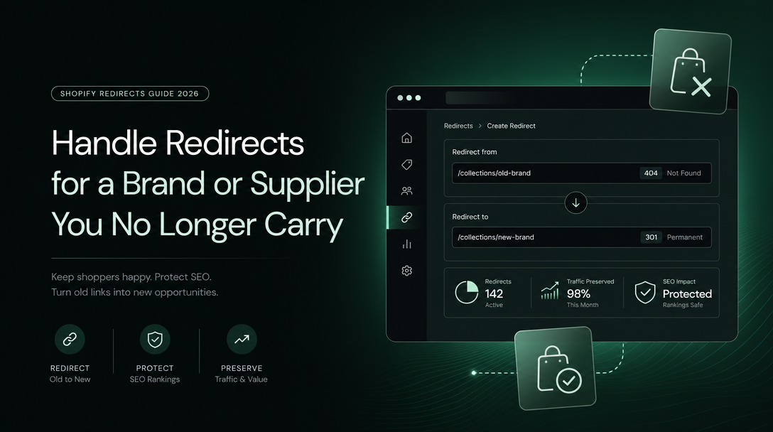 How to Handle Redirects for a Brand or Supplier You No Longer Carry image