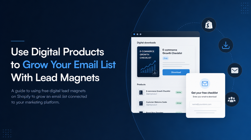 How to Use Digital Products to Grow Your Email List With Lead Magnets article illustration