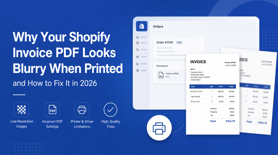 Why Your Shopify Invoice PDF Looks Blurry When Printed and How to Fix It image