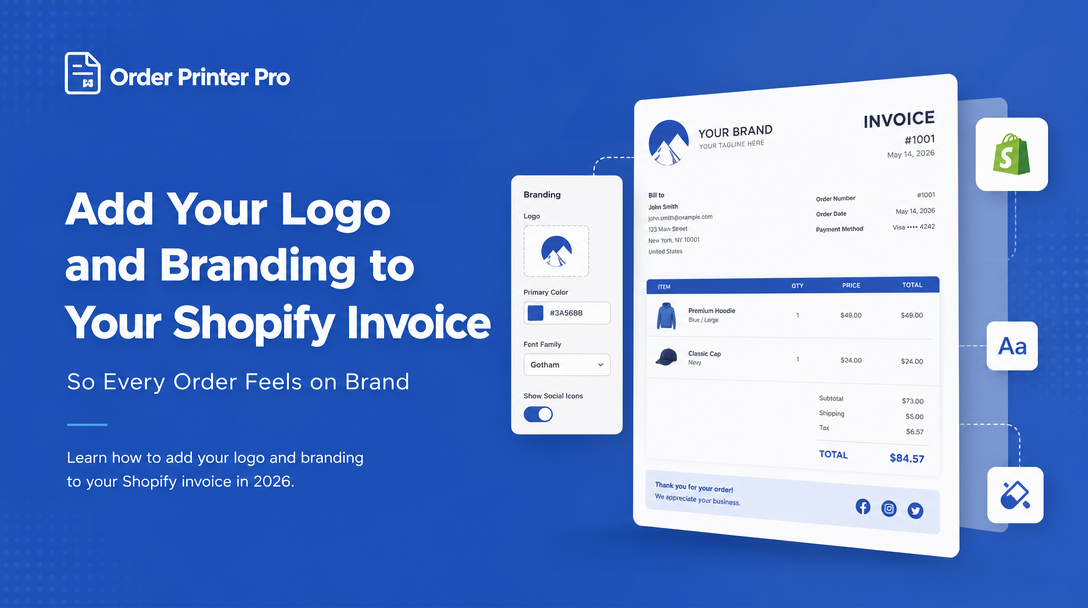 How to Add Your Logo and Branding to Your Shopify Invoice So Every Order Feels on Brand image