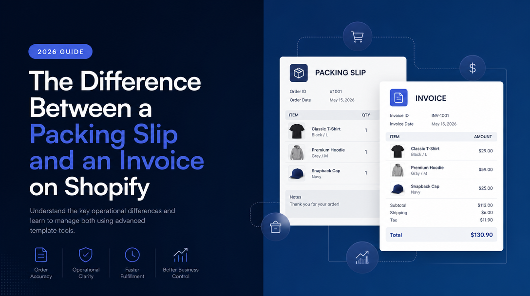 What Is the Difference Between a Packing Slip and an Invoice on Shopify? image
