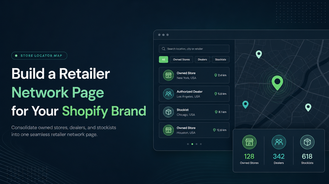 How to Build a Retailer Network Page for Your Shopify Brand image