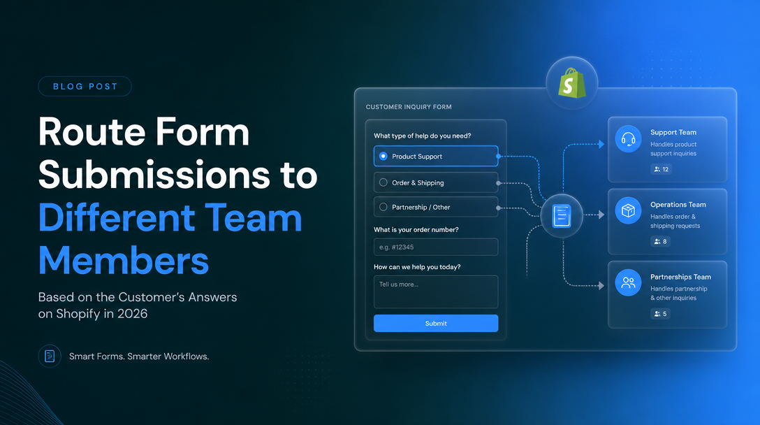 How to Route Form Submissions to Different Team Members Based on the Customer's Answers image