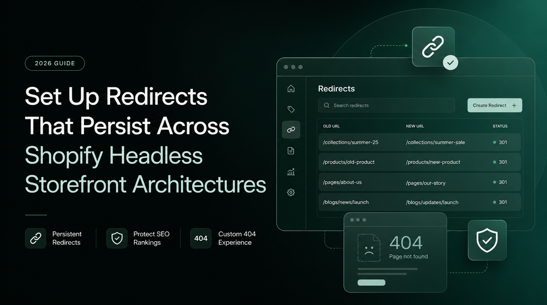 How to Set Up Redirects That Persist Across Shopify Headless Storefront Architectures image