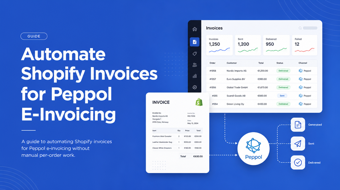 How to Automate Shopify Invoices for Peppol E-Invoicing image
