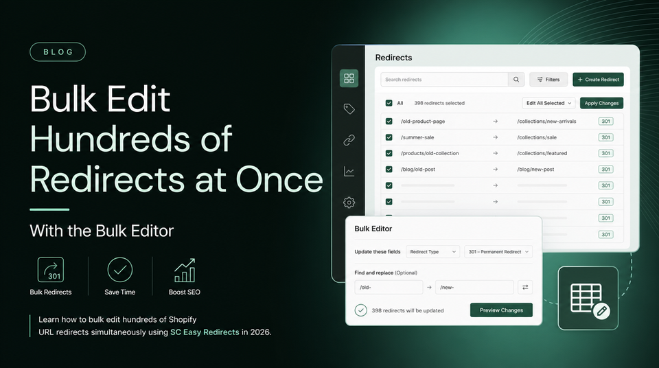 How to Bulk Edit Hundreds of Redirects at Once With the Bulk Editor article illustration