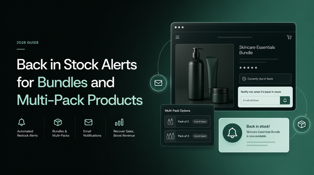 Back in Stock Alerts for Bundles and Multi-Pack Products: What You Need to Know image
