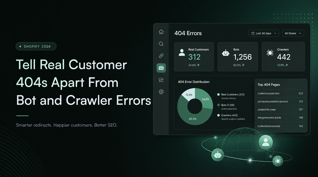 How to Tell Real Customer 404s Apart From Bot and Crawler Errors on Shopify image