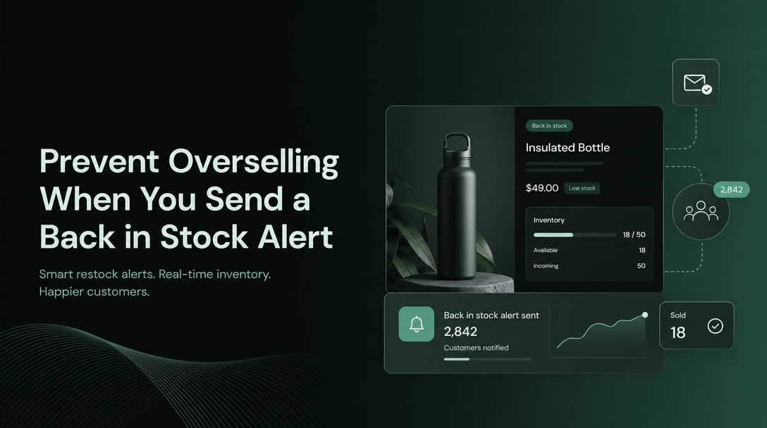 How to Prevent Overselling When You Send a Back in Stock Alert to a Big List image